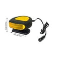 thumbnail image 5 of Vggrvlo Car Heater 12V Portable Car Heater that Plugs into Cigarette Lighter Heat Up 200 Square Feet Plug In Car Heater for Windshield Defogger with Suction Holder for Vehicle,Car,RV,SUV, 5 of 5