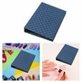 thumbnail image 4 of Soporte para calcomanías de uñas de 30 páginas, herramienta portátil para contenedores de libros, exhibición de uñas, 120 ranuras, álbumes de - azul, 4 of 8
