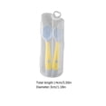 thumbnail image 3 of 2 Sets Children Eating Training Tableware Twistable Baby Fork and Spoon, 3 of 8