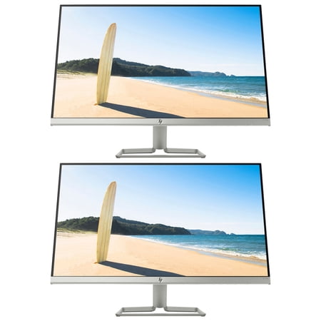 Hewlett Packard 4TB31AA#ABA 27fwa 27 inch FHD 1080p Ultra Wide Monitor with Built-in Audio, HDMI 2 Pack