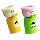thumbnail image 1 of Vaso y soporte para cepillo de dientes, soporte para vaso de lavado, estante decorativo a prueba de polvo para enjuague bucal, organizador colgante de 2 piezas Verde Amarillo, 1 of 8