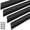 Black-1-3/4 x 36 Inch-4, variant on 2 All-season Door Sweep For Bottom Of Exterior And Interior Aluminum Alloy Rubbermercial Weather Stripping Draft Stopper Threshold Seal (1-3/4 X 36 Inch)