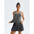 thumbnail image 2 of RUNNING GIRL Women’s Open Back Workout Tank Top Sleeveless Athletic Tennis Shirt Yoga Running Top Sportswear, 2 of 7