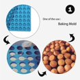 thumbnail image 2 of 1.5cm Round Ball Barbecue Mat Résistant à haute température Tapis en silicone résistant, 2 of 2