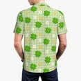 thumbnail image 6 of Wukai St Patrick's Day11 Men’s Polo Shirts,Quick-Dry Athletic Shirt,Classic Fit Shirts-Small, 6 of 8
