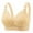 Khaki, variant on ZNQHFRE Full Coverage No Underwire Support Bra For Women Adjustable Strap Comfort Wire-Free Everyday Underwear Yellow 38