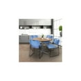 thumbnail image 3 of Regency Cain 48 in. Large Round X-Base Breakroom Table- Noble Oak Top, Grey Legs, 3 of 6