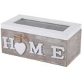 thumbnail image 1 of Tea Bag Jewelry Organizer Storage Box Desktop Container, Tea Storage Box Organizer Chest | Tea Bag Holder Home Decoration(2 Compartments), 1 of 8