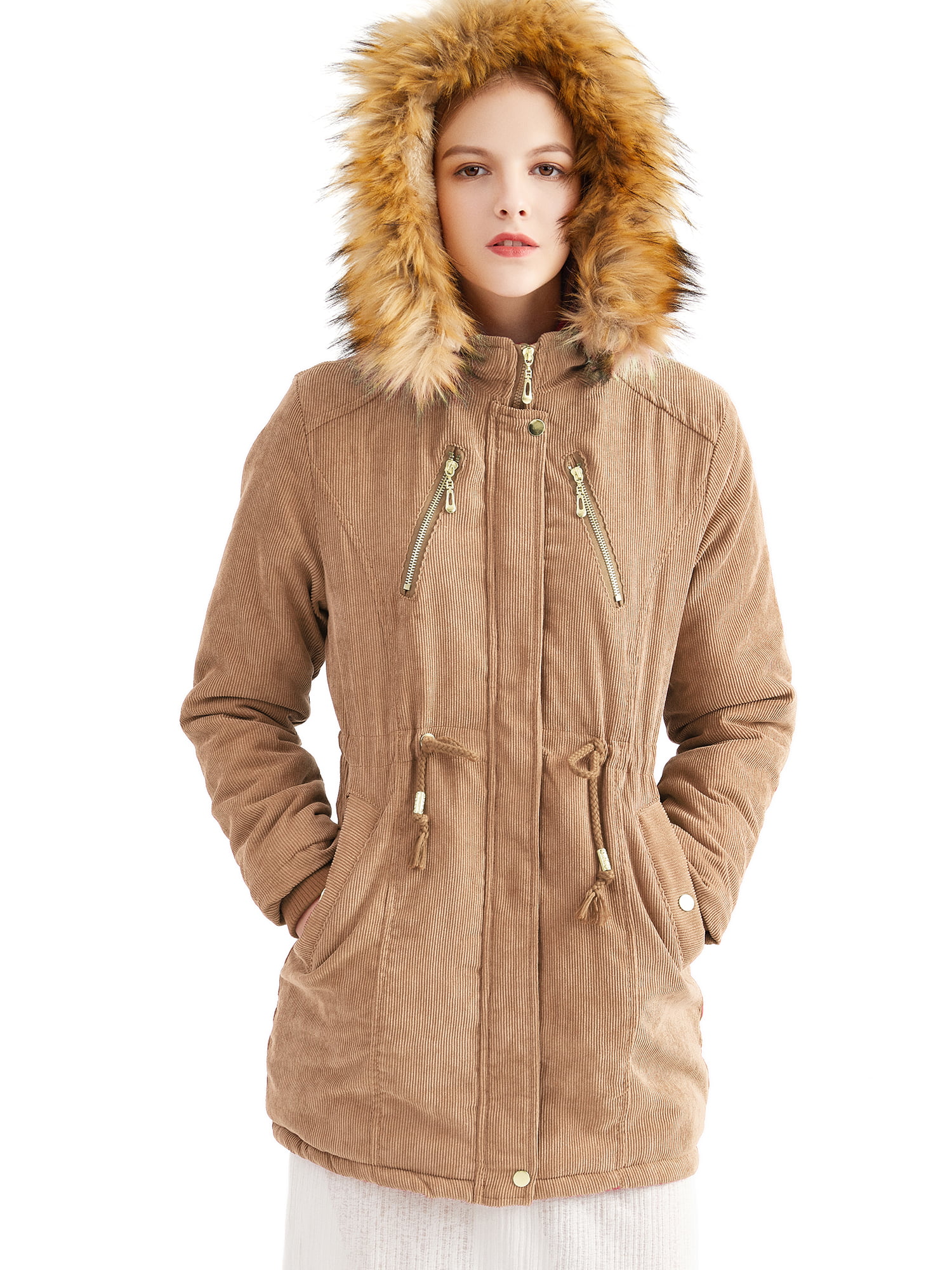 Willsa Plus Thick Warm Coat Clearance Womens Winter Outwear Hoodie Jackets