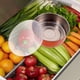 thumbnail image 3 of En ensenadería de 5 piezas de ensalada fresca, mantenga el tazón de comida para el tazón de ensalada de vegetales con tapa, 3 of 4