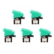 thumbnail image 1 of 5 Pcs Toggle Switch 2 Pin Alloy High Conductivity Anti Oxidation Electrical Toggle Switch with Protective Cover DC12V, 1 of 4