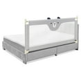 thumbnail image 1 of Costway 69" Bed Rails for Toddlers Vertical Lifting Baby Bedrail Guard with Lock Grey, 1 of 8