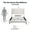 Ivory 7, variant on Bed Frame Hayden Upholstered Wingback Bed Size Queen / Tall 54" Headboard Upholstered Queen Bed / Without Wooden Slats / Box Spring Request / Queen / Textured Ivory Canvas / Elegant Simplicity / Easy