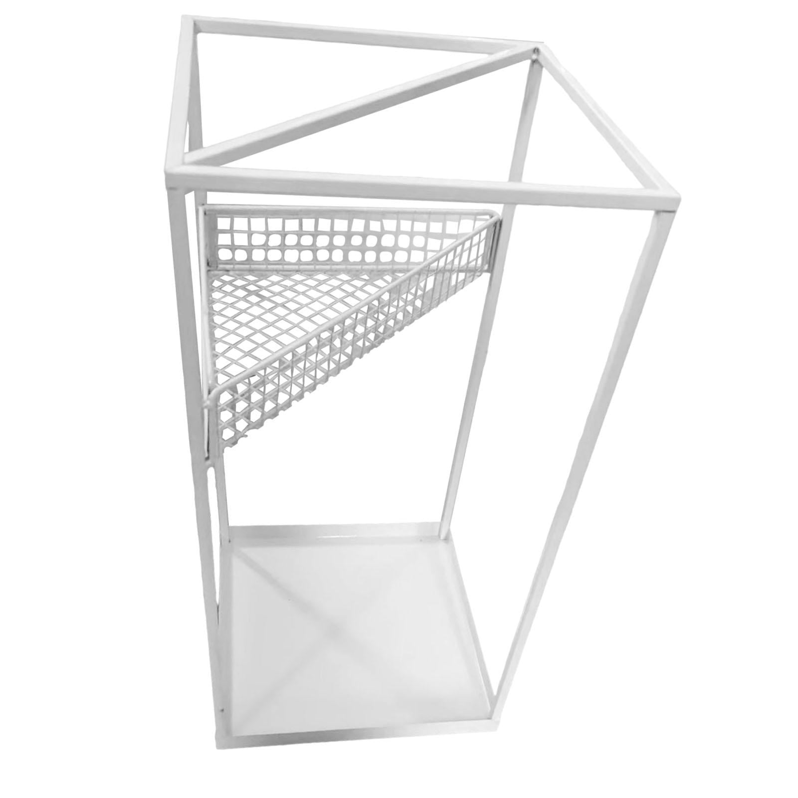 Fiocias Umbrella Stand Barrel Large Capacity Modern Organizer Decor Umbrella Holder Rack White