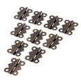 thumbnail image 3 of 10 unids Muebles Muebles Bisagras Joyas Cajas de Madera 4 Agujero Mariposa Vintage Bisagra Muebles Muebles for Gabinetes de Puertas, 3 of 6