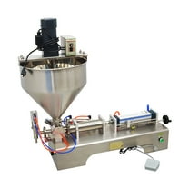 Single Head Paste Liquid Filling Machine Dual Purpose Pneumatic Bottle Filler 110V 100-1000ml for Oil Water Liquids