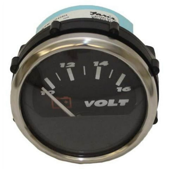 Faria Boat Volt Meter Gauge VP4050A | 10 - 16v 2 Inch Black