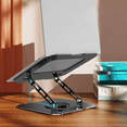 thumbnail image 4 of Foldable Laptop Stand Adjustable 360 Rotation Base Portable Steel Laptop Stand, 4 of 4