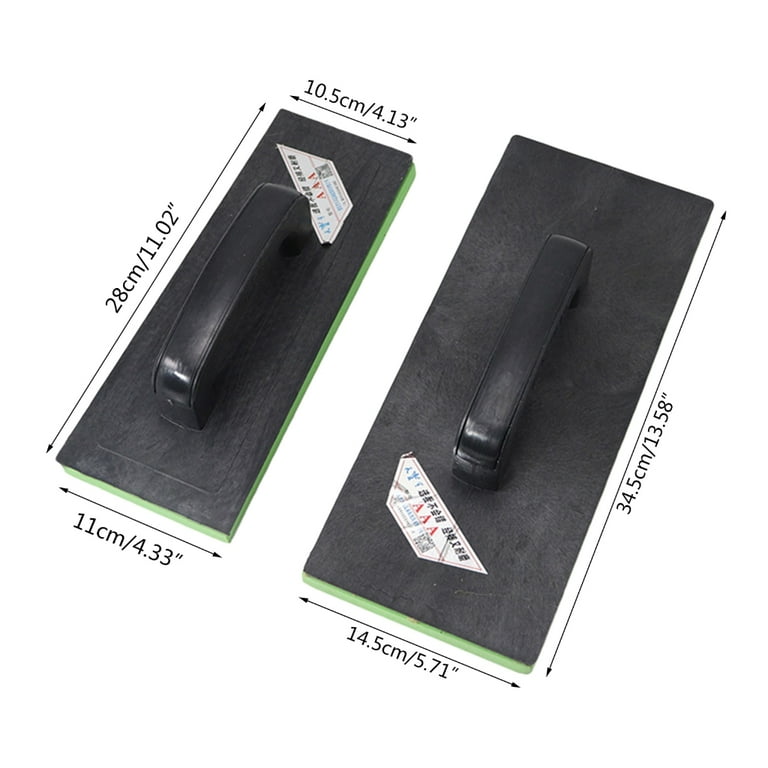 Bon 12-630 16" Square End Resin Float - Laminated Canvas, Wood Handle For Concrete Finishing