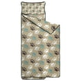 thumbnail image 2 of Paw Prints Toddler Nap Mats for Kids Preschool,Sleeping Mat Bag or Kids,Toddler Sleeping Bag,Toddler Nap Mat or Daycare, 2 of 6