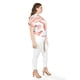 thumbnail image 2 of Blusa fresca con moño Roman Fashion/Tallas Extras, 1819 (Azul /Naranja) naranja 42, 2 of 6