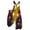 Earthy Yellow, variant on Fgvctg Mardi Gras Women's Jumpsuit Sleeveless Carnival Party Spaghetti Straps Overalls Cute Wide Leg Pant Mask Graphic Bib Overalls Rompers Sprimg Pant With Pockets Light Purple M