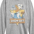 thumbnail image 3 of Disney - Donald Bit Of A Show Off - Toddler & Youth Long Sleeve Graphic T-Shirt, 3 of 5