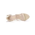 thumbnail image 4 of BLISSFUL STEP Women's Open Toe Triple Straps Stiletto High Heeled Sandals, 4 of 7