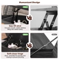 thumbnail image 4 of ANPOO Round Lift Top Coffee Table with Storage, 34.6" Fluted Center Table for Living Room, Modern Circle Drum Table, Mid Century Furniture for Small Space, 4 of 7