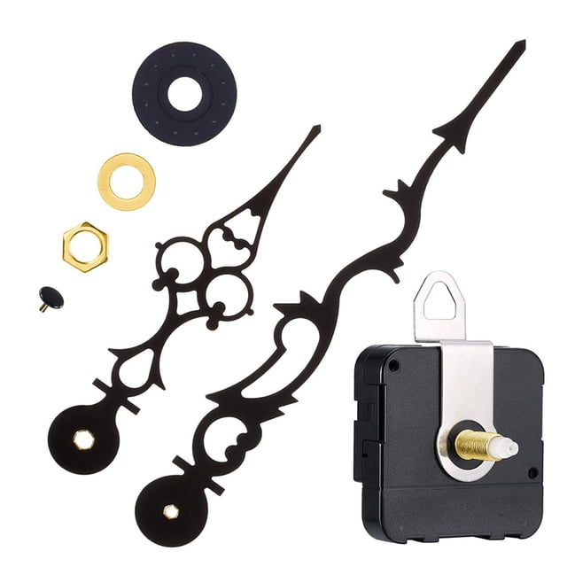 Movimiento de reloj de pared Mecanismo de movimiento de reloj de de pared de bricolaje moderno, de reparación de 3 manos para de en hogar Reparación Fanmusic Movimiento de reloj de pared