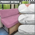 thumbnail image 6 of XYZCANDO Pink Purple RV Dinette Cushions Comfortable RV Dinette Cushion Covers for Women Couch Cushion Covers Universal Loveseat Sofa Chair Cover Furniture Protection Camper Must Haves, 6 of 7