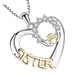 thumbnail image 4 of Collar con forma de corazón para mujer, cadena para clavícula, sencillo y elegante., 4 of 8