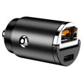 thumbnail image 4 of Cargador De Coche Adaptador de teléfono de carga rápida de puertos duales portátiles 30W Mini cargador de coche USB rápido, 4 of 4