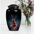 thumbnail image 6 of 10-Inch Glowing Violin Cremation Urn for Human Ashes – Large Funeral Ash Container for Women & Men – Musical Tribute Urn for Adult Male or Female (10 Inch 1 Pc), 6 of 7