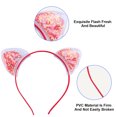 thumbnail image 3 of Juego de 8 Uds de diademas con orejas de gato bonitas para niñas, diademas de plástico para diademas con orejas de gato transparentes antideslizantes, arena movediza, 3 of 5