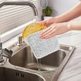 thumbnail image 7 of Non-Scratch Wire Dishwashing Rags - Reusable Silver Mesh Cleaning Cloth for Pots/Pans, Wet & Dry Kitchen Scrubber (16x12cm), 7 of 7