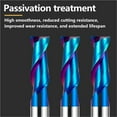 thumbnail image 2 of Milling Cutter Wood Cutter Woodworking Tools 2 Flute End Mill Tungsten Steel Milling Machine Cutting Tool , High Precision, 2 of 5