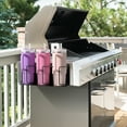 thumbnail image 6 of Sorbus Magnetic Cup Holder Organizer– 3-Cup Water Bottle & Tumbler Rack for Fridge, Wall, or Oven – Adjustable Mount with Adhesive or Screws – Black, 6 of 10