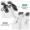 thumbnail image 4 of Uxcell 1-Pair Rhinestone Shoelaces 39" Crystal Cords for Sneakers Black, 4 of 7