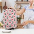 thumbnail image 6 of Yuyamidu Xmas Tree Pink Bow Blender Cover, Christmas Kitchen Appliance Protective Dust Cover with Handle, Fits Coffee Maker Juicer Stand Mixer Decor, 6 of 6