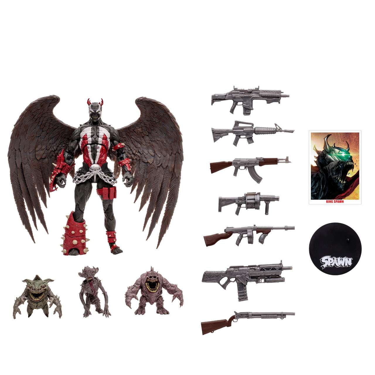 [SPAWN] Bag of Demons + おまけ [アメコミ] McFarlane Toys King Spawn & Demon Minions Action Figures, 7