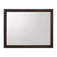 thumbnail image 2 of Wooden Rectangular Wall Mirror with Mounting Hardware Brown - Saltoro Sherpi, 2 of 6