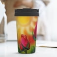 thumbnail image 6 of Goofa Rose Psychedelic for Insulated Travel Coffee Mug Spill Proof Leak Proof 16 OZCoffee Tumbler Reusable Coffee Cups with Lids Thermos for Hot and Cold Drink, 6 of 8