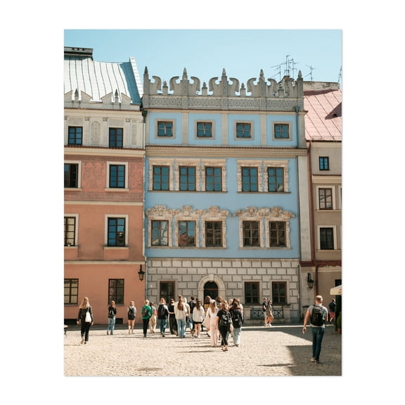 Old Town Streets, Lublin 08 - Lublin Lubelskie Poland Photography Unframed Wall Art Print 8 x 10 inches