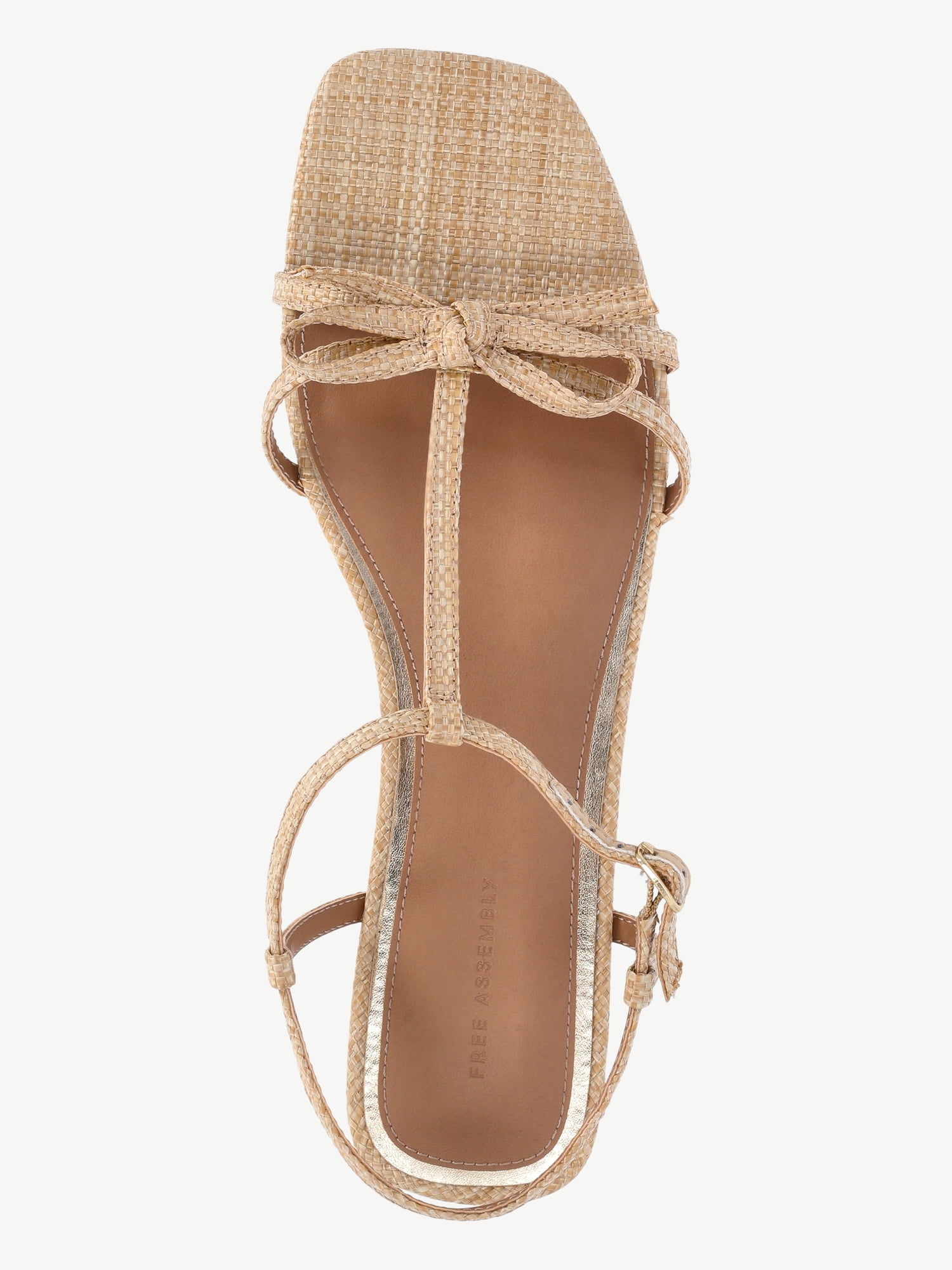 Free Assembly Women's Flat Sandals with Bow