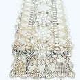 thumbnail image 5 of Rectangular Cotton Handmade Crochet Lace Table Runner Doilies Table Dresser Scarf Décor, 5 of 5
