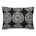 thumbnail image 2 of Creative Products Small White Pattern Medallions 14x20 Indoor / Outdoor Pillow, 2 of 3
