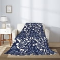 thumbnail image 2 of Disketp Plant Cozy Flannel Fleece Throw Blanket: Has a velvety texture for All Seasons - Perfect for Women, Men, & Kids"60"x50", 2 of 6