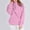 Pink, variant on Axiiglly Sweatshirt for Women Casual Pullover Solid Color Sweatshirt Long Sleeve Soft Loose Fit Sweatshirt Cute Fall Plain Zip Up Sweatshirt Jackets