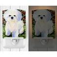 thumbnail image 2 of Caroline's Treasures SS8914CNL Bichon Frise Ceramic Night Light, 6x4x3", multicolor, 2 of 2